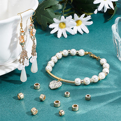 60Pcs 3 Styles Brass Beads KK-BC0012-39-1