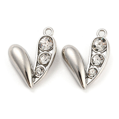 Alloy with Glass Pendants FIND-G062-06P-01-1