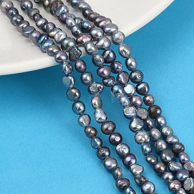 Natural Cultured Freshwater Pearl Beads Strands PEAR-P064-19D-05F-1