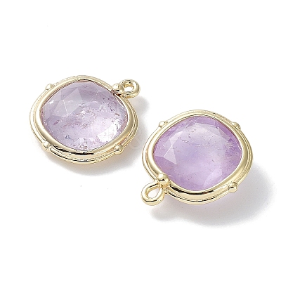 Natural Amethyst Pendants G-G012-09C-02-1