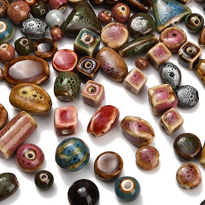Vintage Handmade Porcelain Beads PR-CBA9CFF-11-1