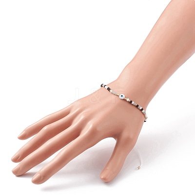 Adjustable Nylon Cord Braided Bead Bracelets BJEW-JB05791-05-1