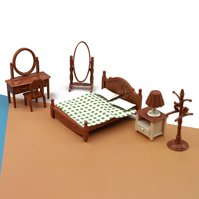 Plastic Bedroom Mini Model PW-WG19CA9-01-1