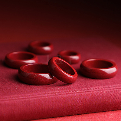 Cinnabar Finger Rings FS-WGB4F46-03-1