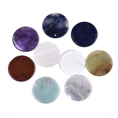 Natural Mixed Gemstone Cabochons G-N0326-60B-1