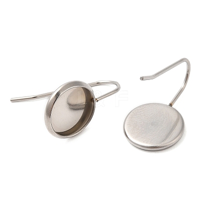Non-Tarnish 304 Stainless Steel Earring Hooks STAS-R123-16B-P-1