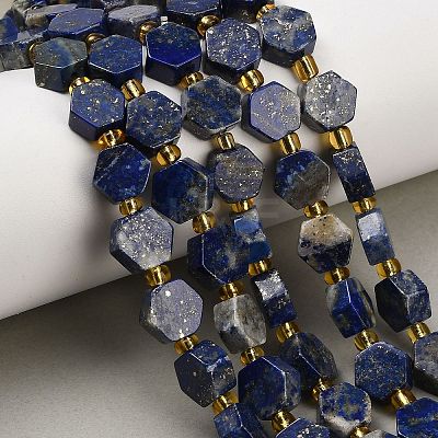 Natural Lapis Lazuli Beads Strands G-F833-B11-01-1