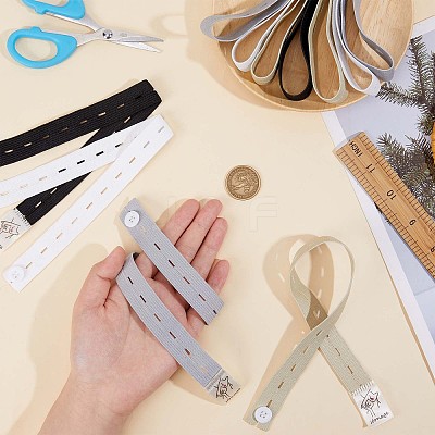 20Pcs 4 Colors TPU Elastic Binding Straps FIND-GF0004-19-1