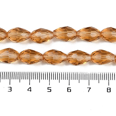 Transparent Glass Beads Strands EGLA-N013-T6mm-D21-1