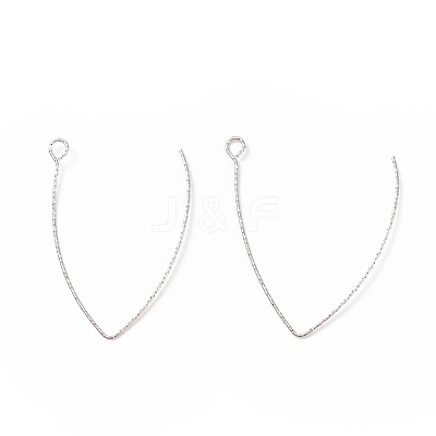 Tarnish Resistant 316 Stainless Steel Earrings Finding STAS-B025-02P-1