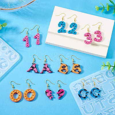 2Pcs Silicone Pendant Molds FIND-TA0006-22-1
