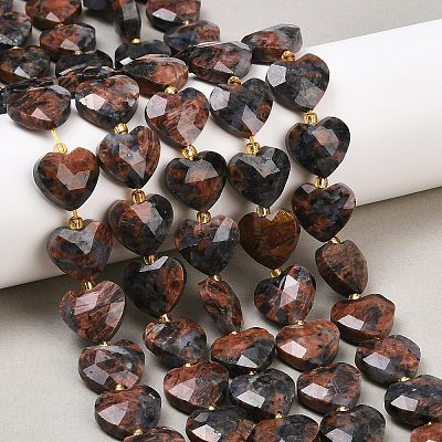 Natural Glaucophane Beads Strands G-P592-B03-01-1