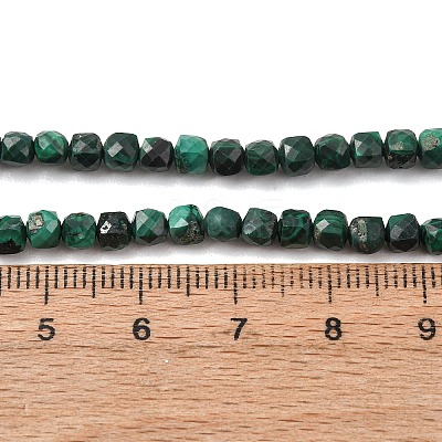 Natural Malachite Beads Strands G-C262-C02-4mm-1