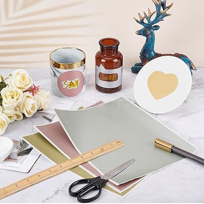 Adhesive Sticker Coated Scratch Off Film Password Sticker DIY-BC0001-21-1