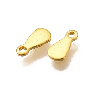 304 Stainless Steel Stamping Blank Tag Charms STAS-F311-04G-03-1