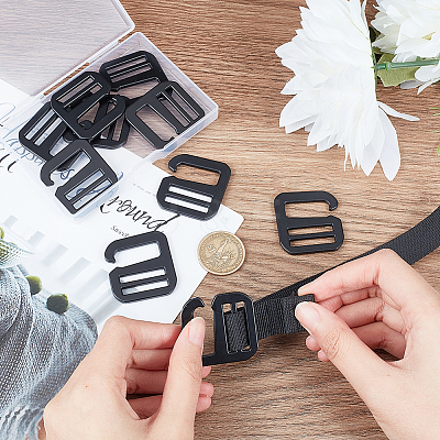 10Pcs Zinc Alloy Adjustable Buckles FIND-OC0002-03-1
