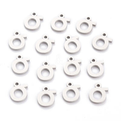 Non-Tarnish 304 Stainless Steel Pendants STAS-F267-10S-P-1