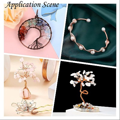 Copper Jewelry Wire CWIR-CW0.4mm-14-1