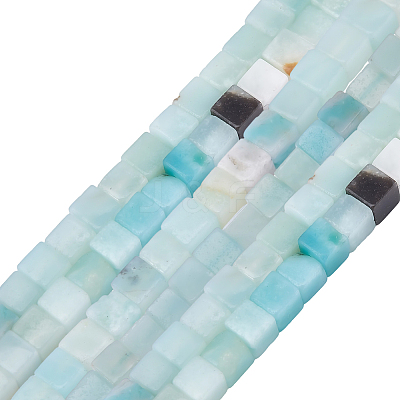 1 Strand Natural Flower Amazonite Beads Strands G-SC0003-74-1
