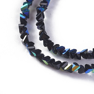 Electroplate Glass Beads Strands X-EGLA-E057-01A-04-1