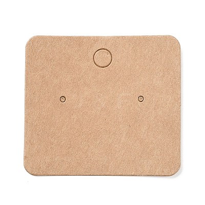 Blank Kraft Paper Earring Display Cards LS-CDIS-G005-05-1