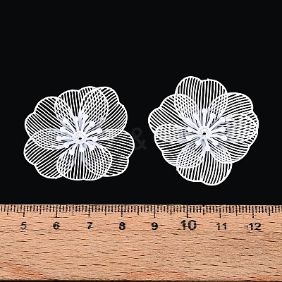 Spray Painted Iron Bead Caps IFIN-N013-05D-1