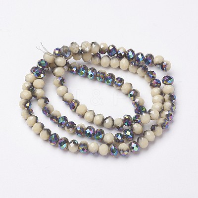 Electroplate Opaque Glass Beads Strands LS-EGLA-A034-P4mm-Q06-1