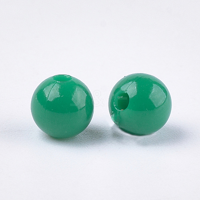 Opaque Plastic Beads KY-T005-6mm-611-1