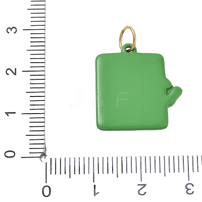 Printed 304 Stainless Steel Pendants SA-CBA4D1F-09G-E-1