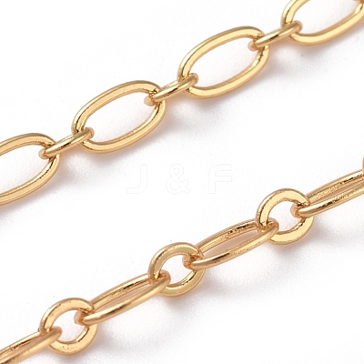 Brass Figaro Chains CHC-G005-15G-1