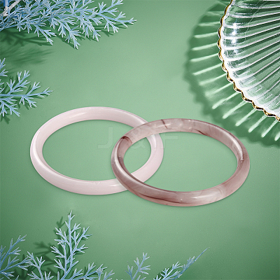 4Pcs 4 Colors Glass Bangles for Women BJEW-GO0002-24-1