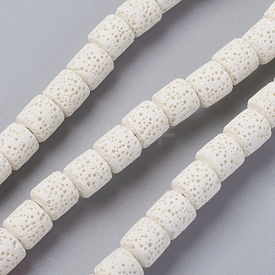 Natural Lava Rock Beads Strands G-F671-04A-01-1