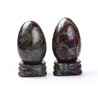 Natural Dragon Bloodstone Home Decorations G-K290-08-1