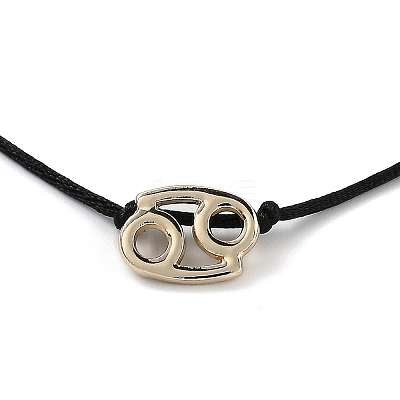 Adjustable Polyester Cord Slider Bracelets LS-BJEW-H540-A08-G-1