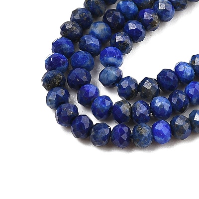Dyed Natural Lapis Lazuli Beads Strands G-K376-B05-02-1