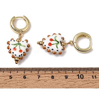 Brass Hoop Dangle Earrings KK-CBA8324-26G-03-1