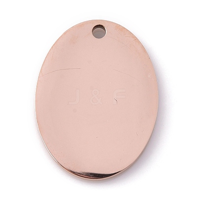 PVD Vacuum Plating 304 Stainless Steel Pendants STAS-P245-44RG-1
