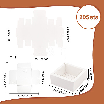 Cardboard Paper Gift Storage Boxes CON-WH0086-055A-1