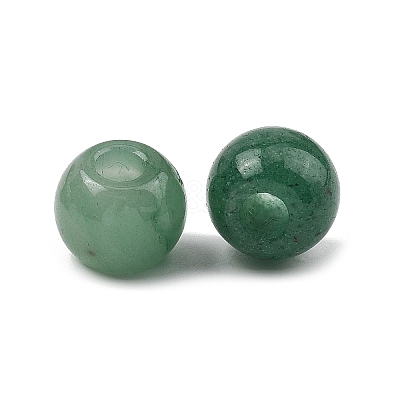Natural Green Aventurine European Beads GG-CBA02C4-04B-1