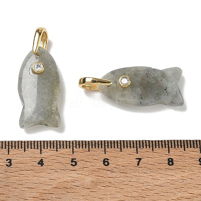 Natural Labradorite Pendants G-A297-01G-15-1