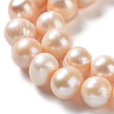 Natural Cultured Freshwater Pearl Beads Strands PEAR-E019-17-1