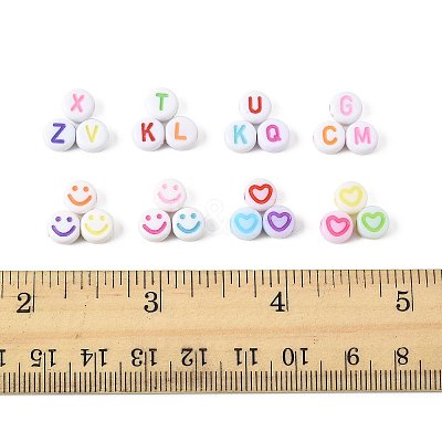 1680Pcs 28 Styles Craft Acrylic Horizontal Hole Beads SACR-FS0001-44-1