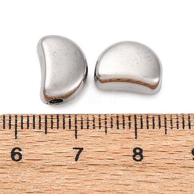 304 Stainless Steel Beads STAS-C128-02B-P-1