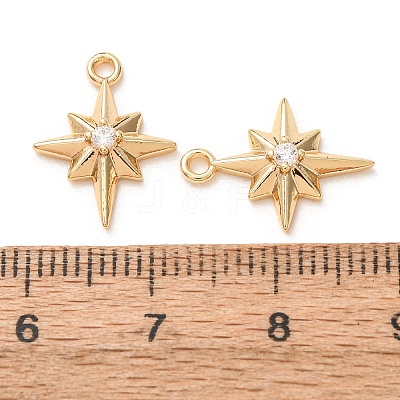 Brass Pave Cubic Zirconia Pendants KK-A304-29A-G-1