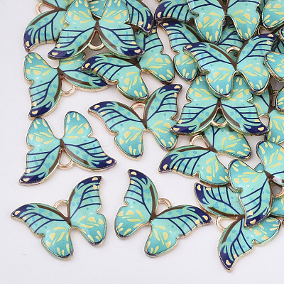 Printed Alloy Pendants PALLOY-R111-01B-1