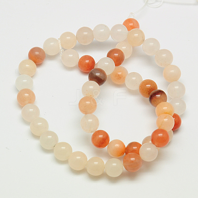 Natural Pink Aventurine Beads Strands X-G-G509-4mm-01-1