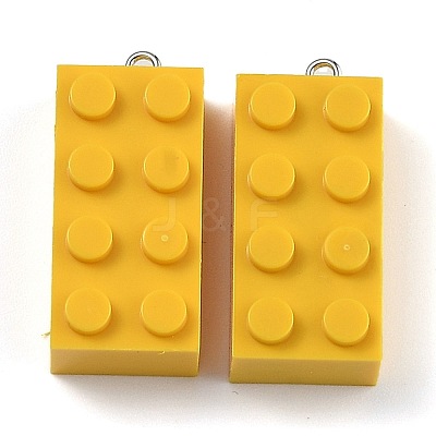 Opaque Acrylic Pendants MACR-B0001-02A-1