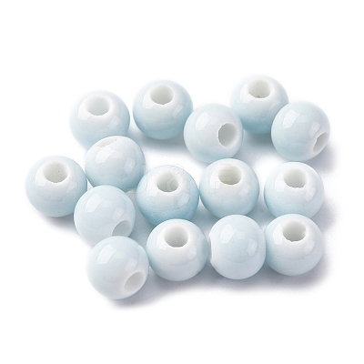 Bright Glazed Porcelain Beads PORC-D300-A31-1