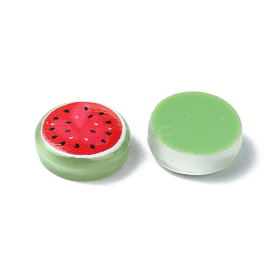 Fruit Series Opaque Resin Cabochons CRES-Q006-01E-1