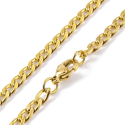 304 Stainless Steel Necklaces NJEW-Q338-12G-1